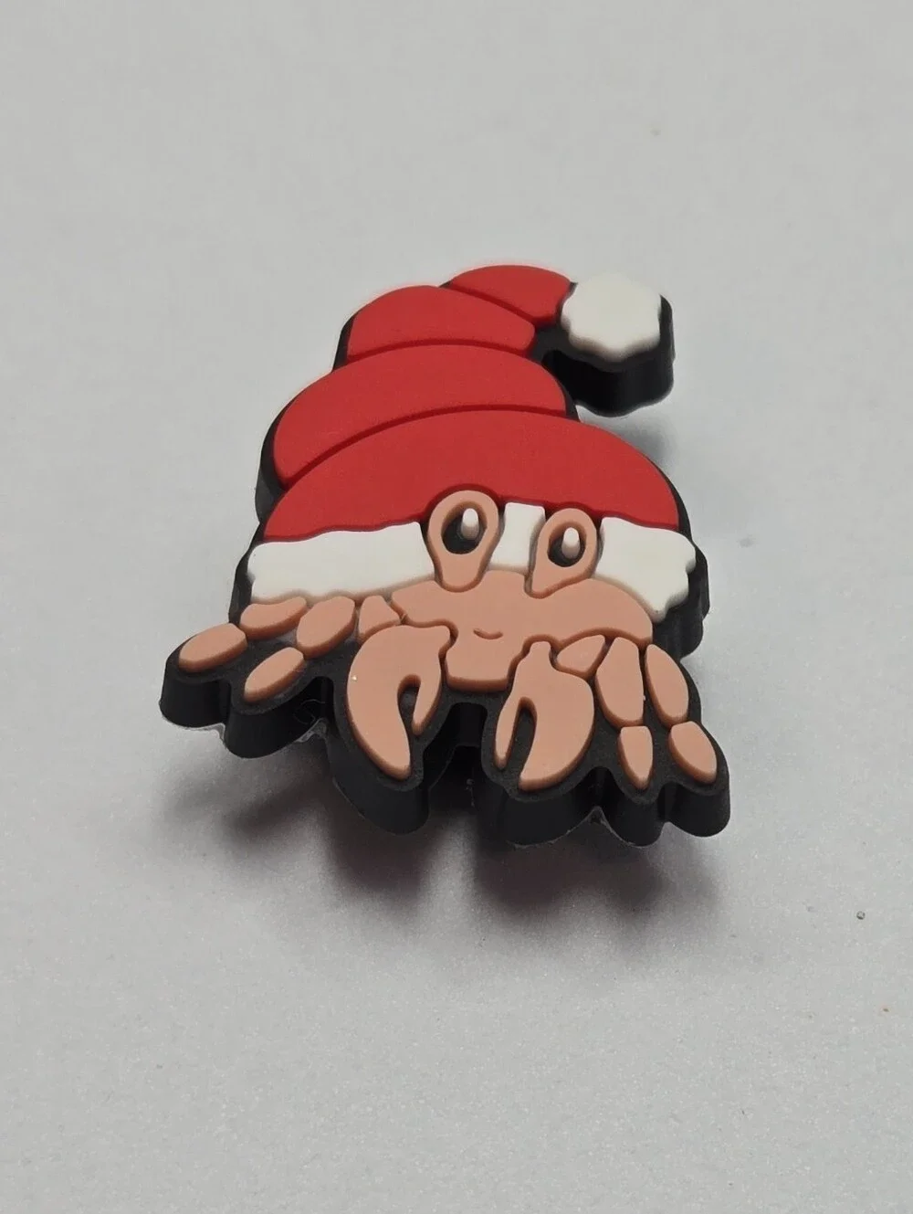 Christmas Crab Croc Shoe Charm Santa Hat Beach Holiday Coastal Jibbitz Style